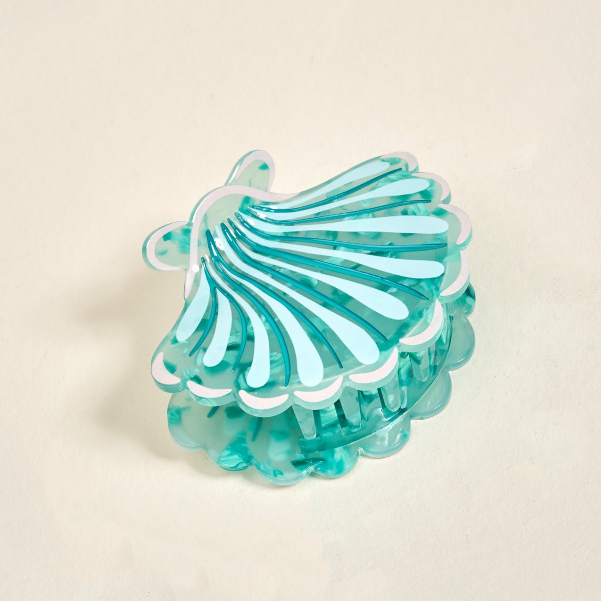 Shape Up Claw Clip | Seashell - Juli's Wearable Art