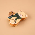 Shape Up Claw Clip | Teddy Bear Theo - Juli's Wearable Art