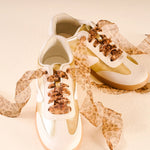 Sheer Cheetah Step It Up Shoelaces - Juli's Wearable Art