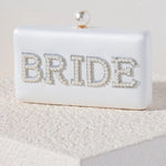 Shiraleah "Bride" Pearl Minaudiere, Ivory - Juli's Wearable Art