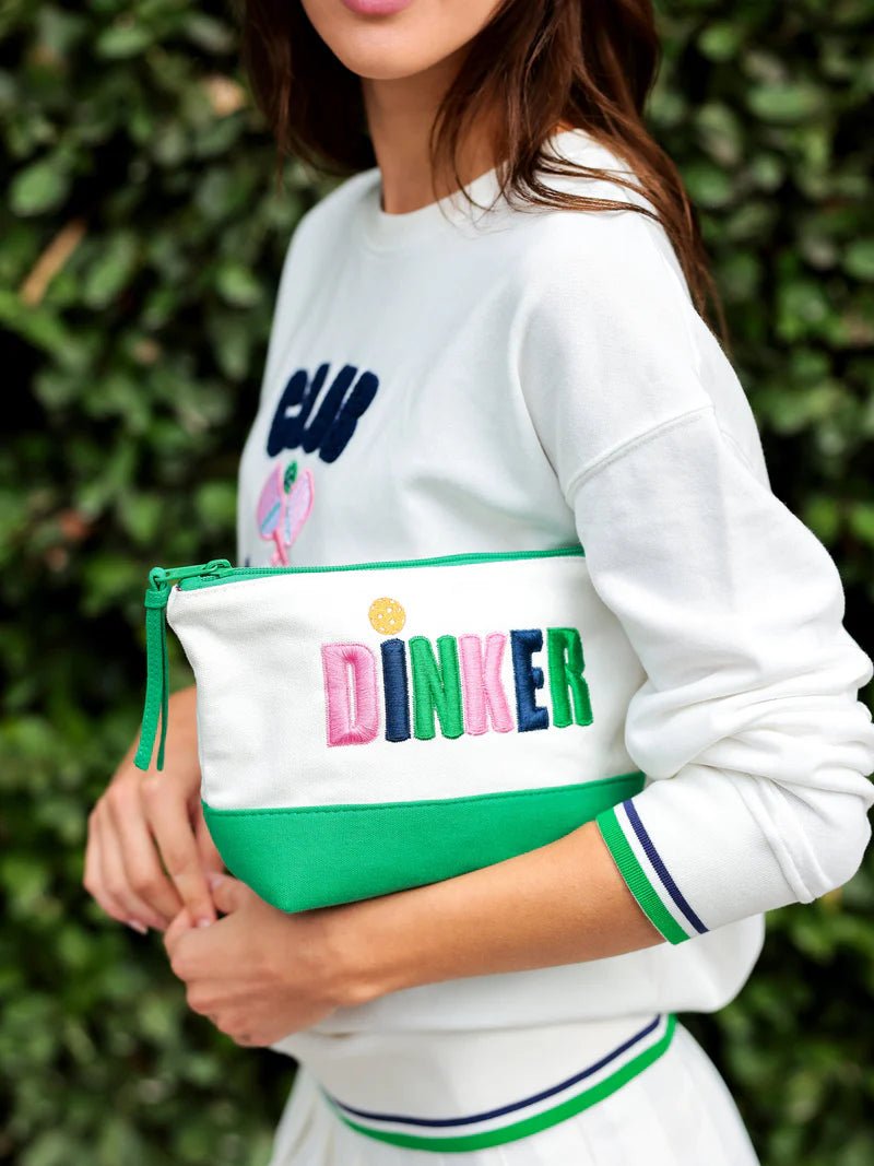 Shiraleah "Dinker" Zip Pouch, Ivory - Juli's Wearable Art