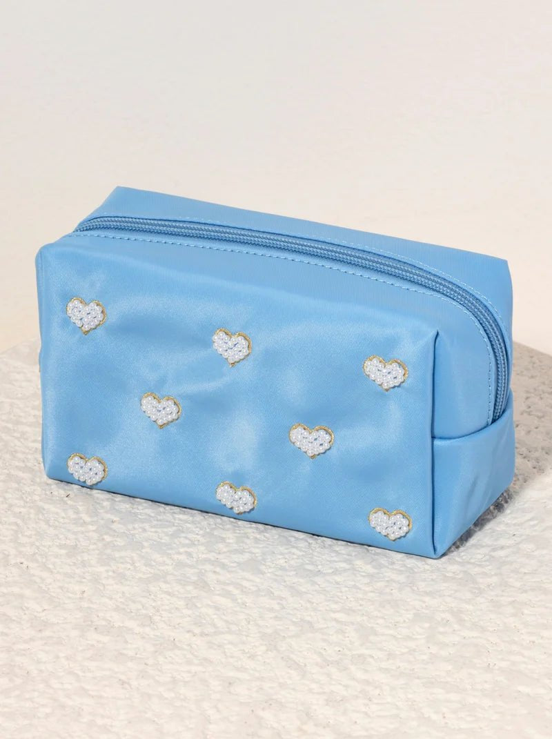 Shiraleah Hearts Zip Pouch - Juli's Wearable Art