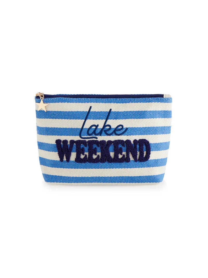 Shiraleah Morgan Large Zip Pouch - Lake Weekend - Juli's Wearable Art