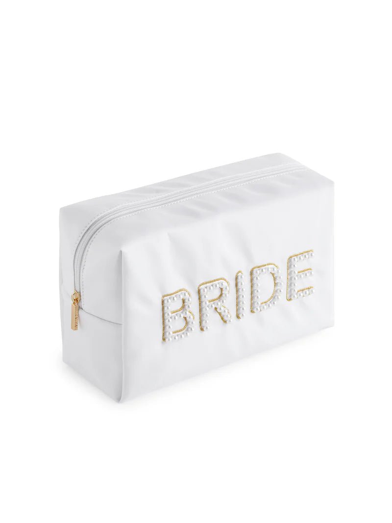 Shiraleah Pearl "Bride" Large Zip Pouch - Juli's Wearable Art