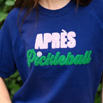 Shiraleah"Après Pickleball" Lightweight Short Sleeve Sweatshirt - Juli's Wearable Art
