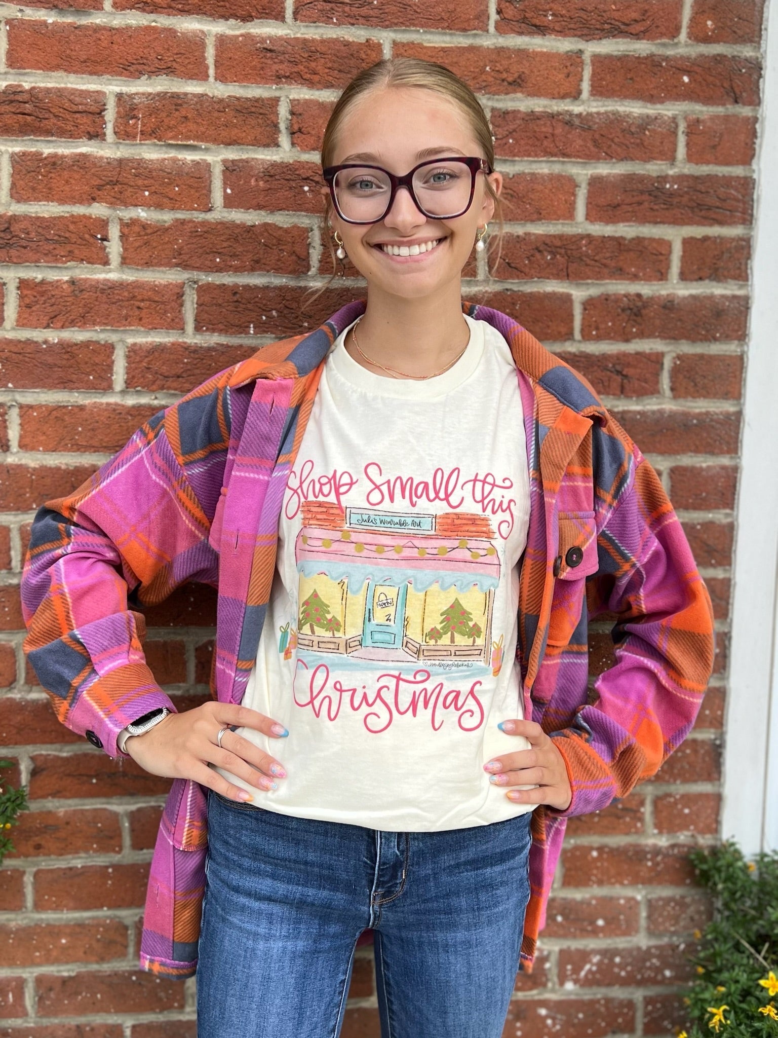 Shop Small This Christmas - Juli's Wearable Art Tee