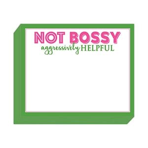Short Stack Pad | Not Bossy - Aggressively Helpful - Juli's Wearable Art
