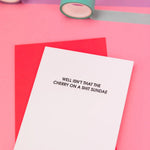 Sh*t Sundae | Letterpress Card - Juli's Wearable Art