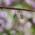 Silver Forest Hummingbird Earrings - Juli's Wearable Art