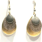 Silver Forest Layered Teardrop Earrings - Juli's Wearable Art