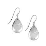 Silver Forest Layered Teardrop Earrings - Juli's Wearable Art