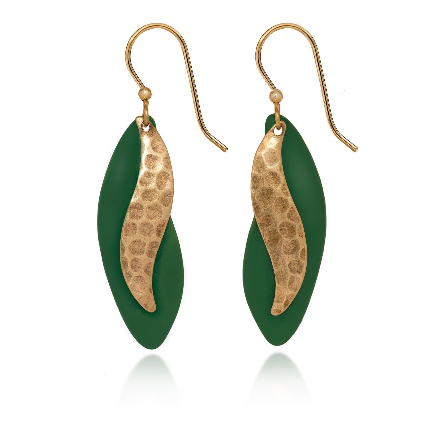 Silver Forest Open Organic Shaped Earrings - Juli's Wearable Art