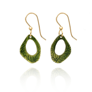 Silver Forest Organic Shapes & Leaves Earrings