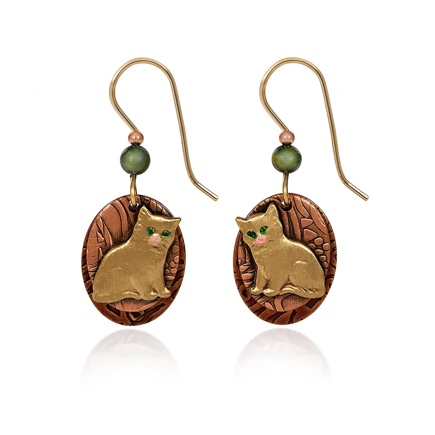 Silver Forest Pretty Kitty Earrings - Juli's Wearable Art