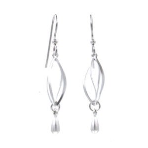 Silver Forest Silver Cage Earrings - Juli's Wearable Art