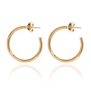 Silver Forest | Spirit Collection | Graduated Hoop Earrings | Gold