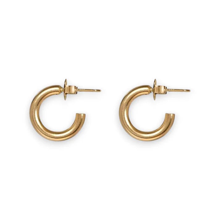 Silver Forest | Spirit Collection | Small Gold Classic Hoop