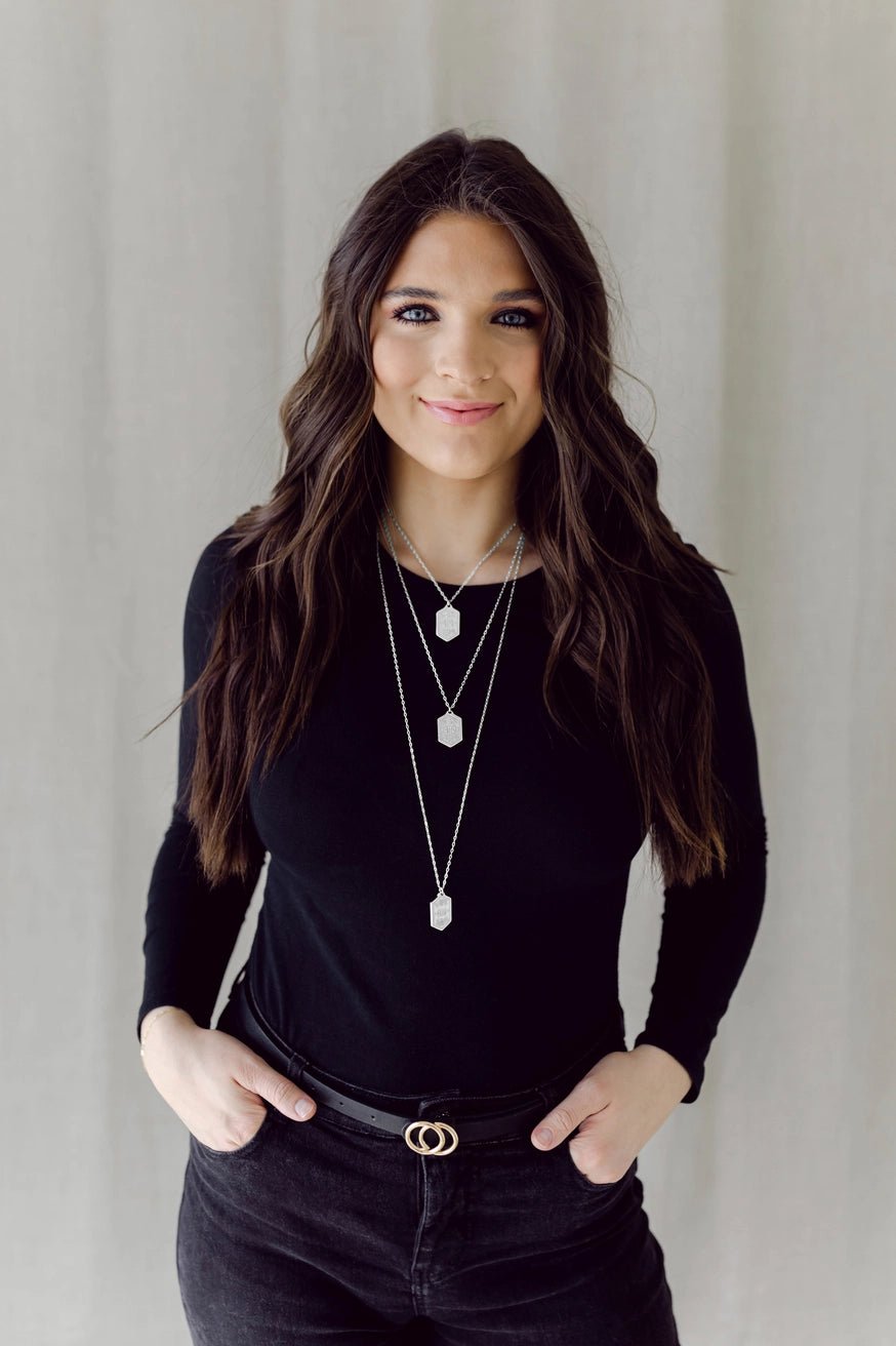 Silver Necklace | Isaiah 41:10 Pendant
