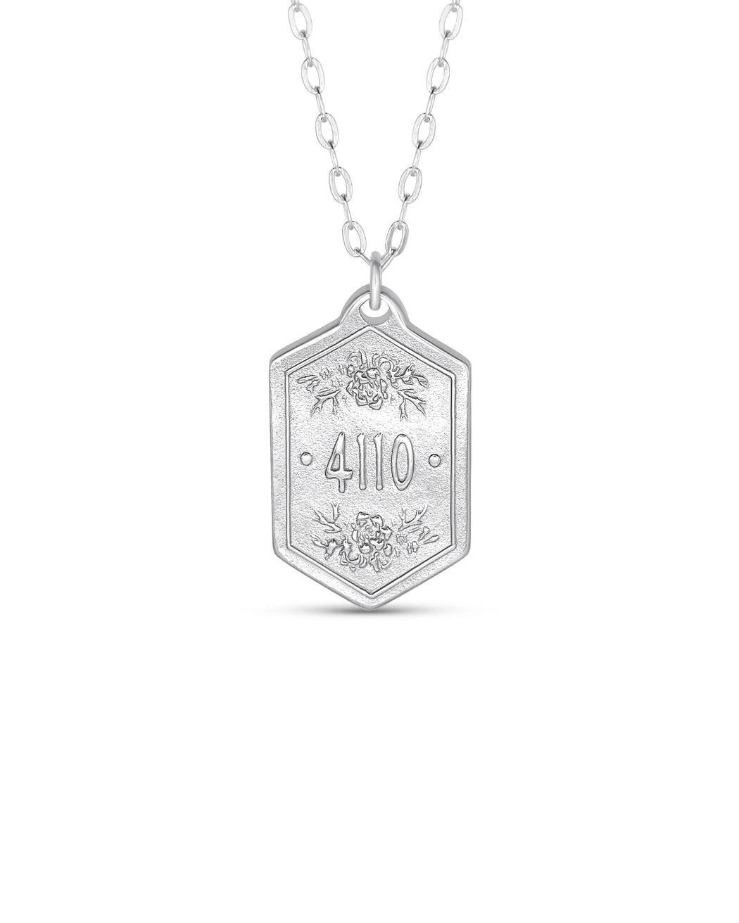 Silver Necklace | Isaiah 41:10 Pendant