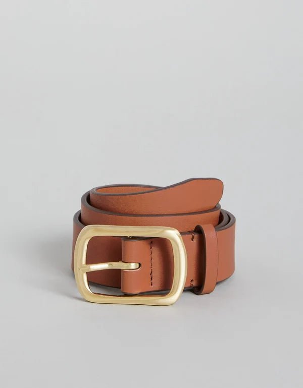 Siren Belt | Saddle Brown Leather
