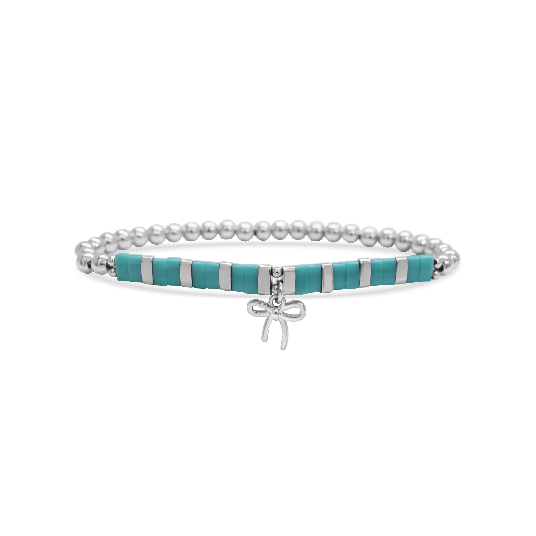 Skylar Paige Bead It Bow Tila Bracelet - Turquoise - Juli's Wearable Art