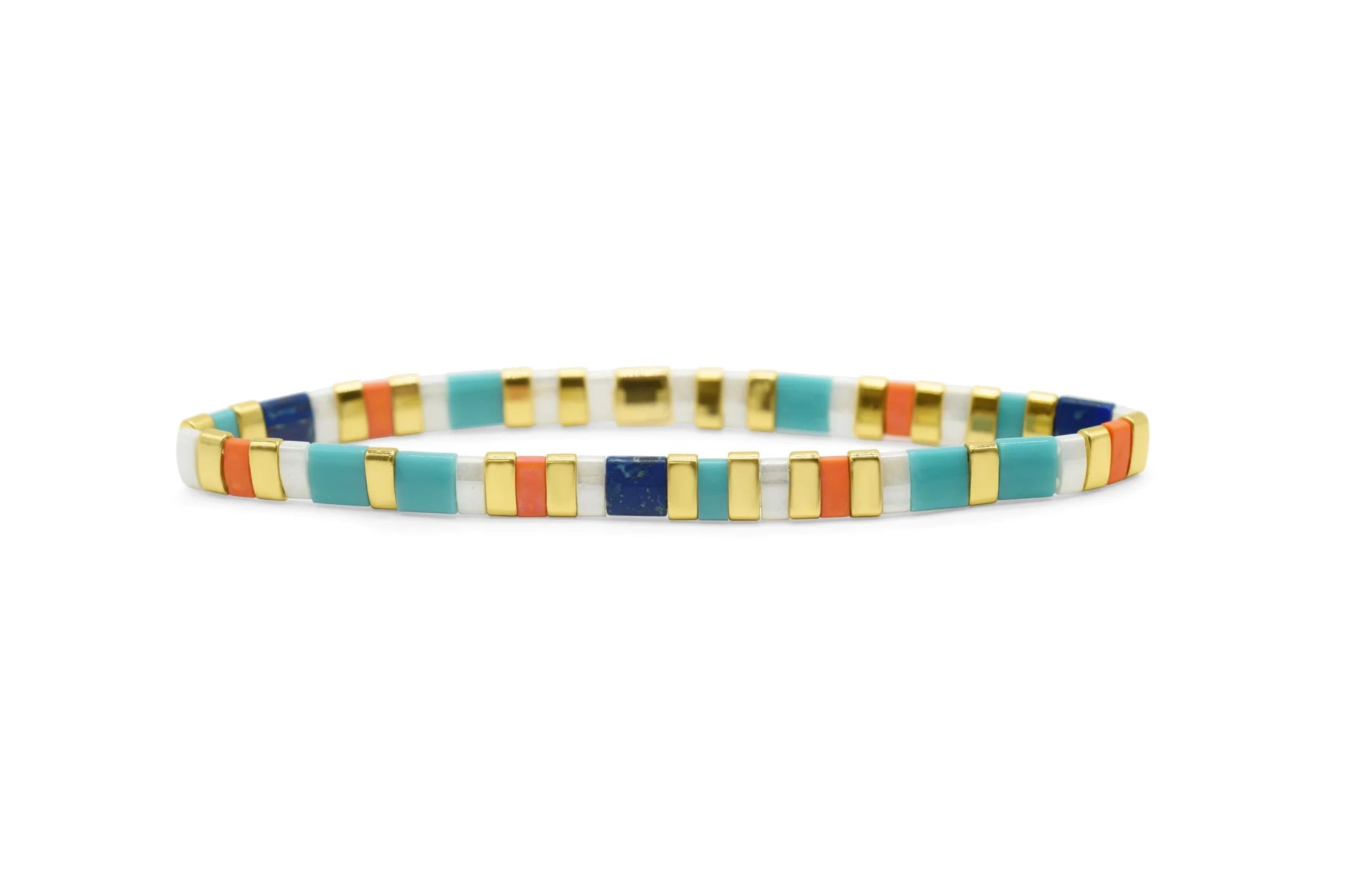 Skylar Paige BELIEVE Morse Code Tila Beaded Bracelet - Feminine Fiesta - Juli's Wearable Art