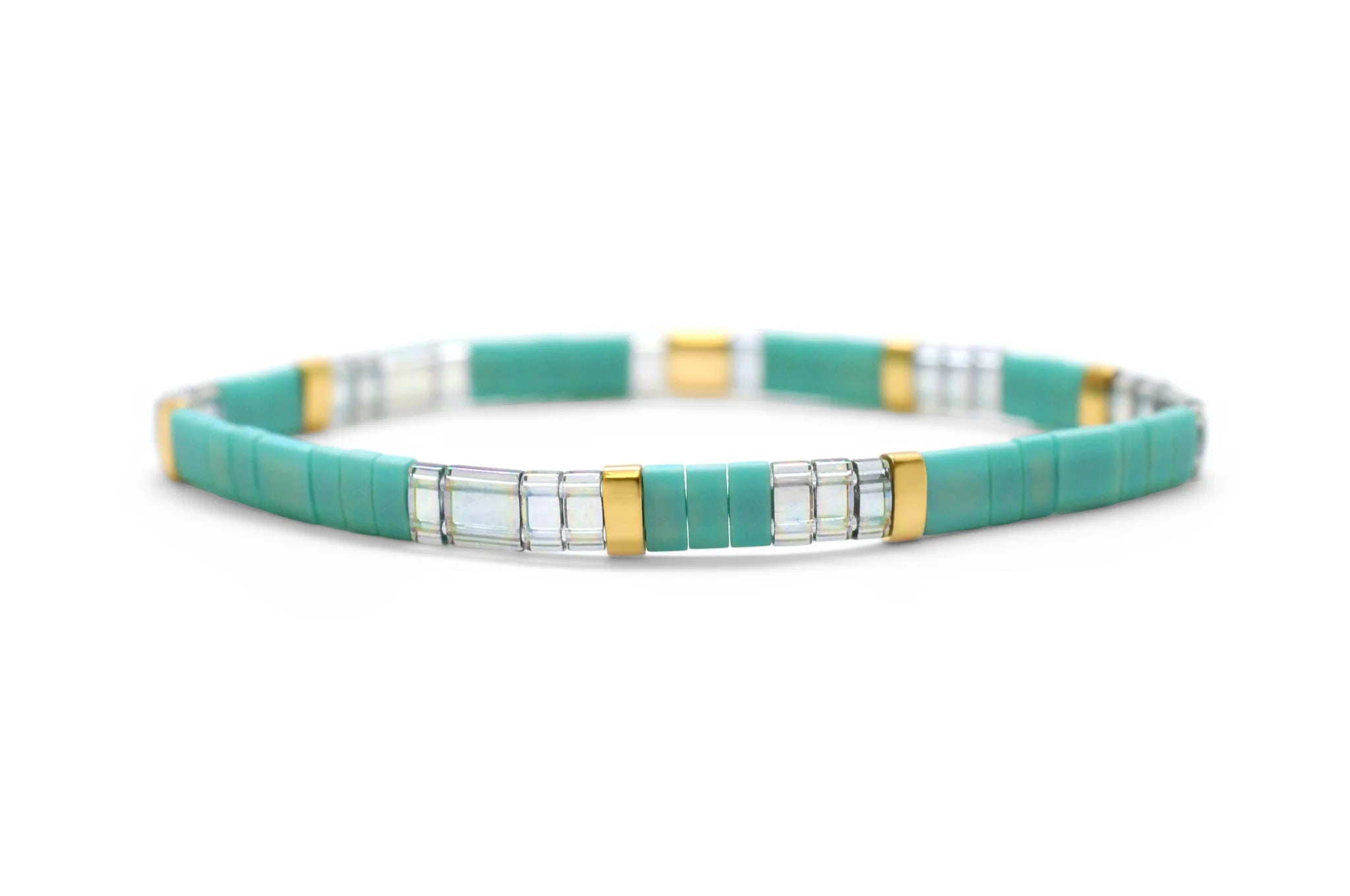 Skylar Paige BLESSED Morse Code Tila Beaded Bracelet