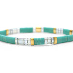 Skylar Paige BLESSED Morse Code Tila Beaded Bracelet - Juli's Wearable Art