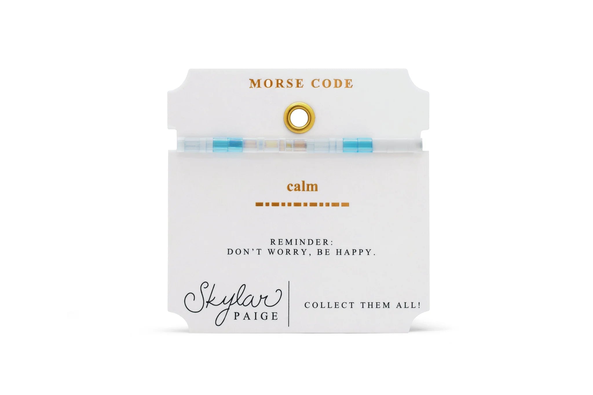 Skylar Paige CALM Morse Code Tila Bracelet