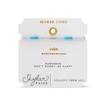 Skylar Paige CALM Morse Code Tila Bracelet - Juli's Wearable Art