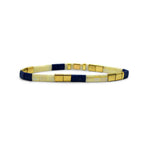 Skylar Paige DOG MOM Morse Code Tila Beaded Bracelet - Juli's Wearable Art