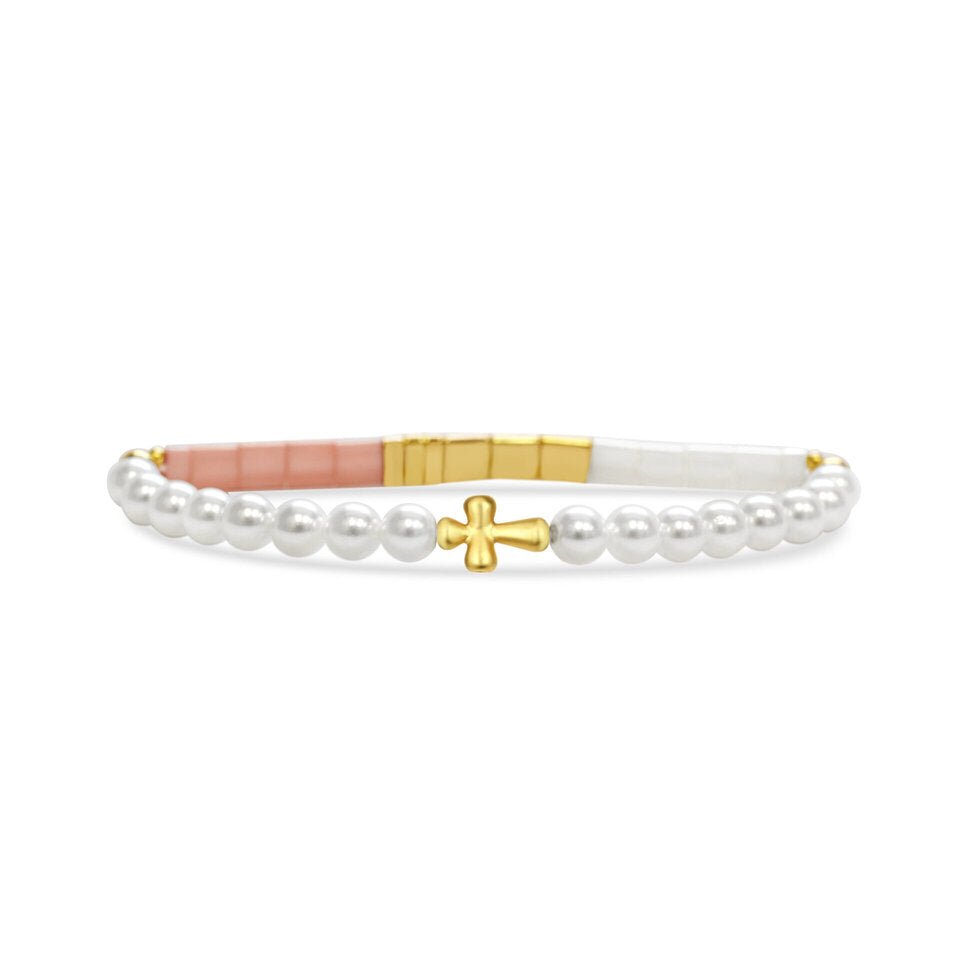 Skylar Paige Heavenly Words Joshua 1:9 Beaded Bracelet