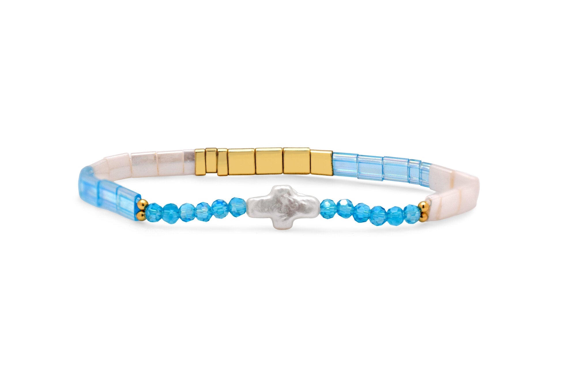Skylar Paige Heavenly Words Romans 12:12 Beaded Bracelet