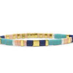 Skylar Paige - HOPE - Morse Code Tila Beaded Bracelet - Just beachy bellini - Juli's Wearable Art