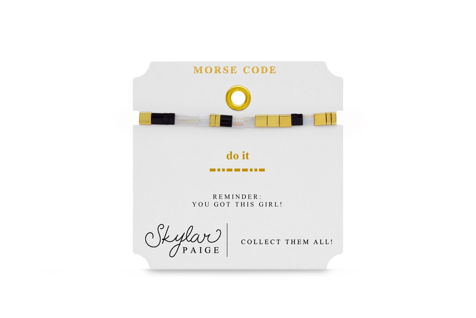 Skylar Paige Morse Code Tila Bracelet | Do It!