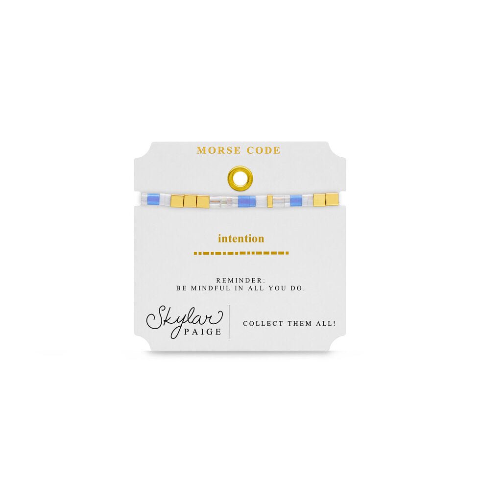Skylar Paige Morse Code Tila Bracelet | Intention