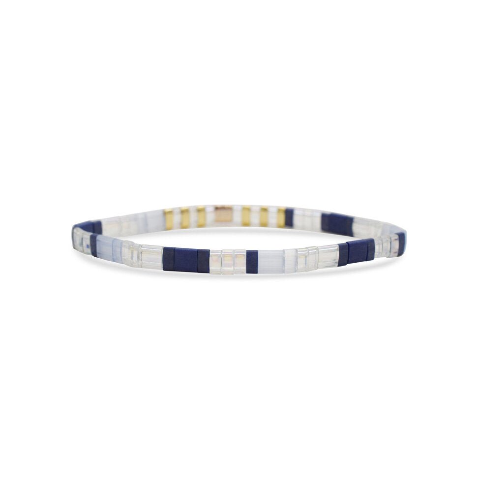 Skylar Paige NURSE Morse Code Tila Beaded Bracelet - Juli's Wearable Art