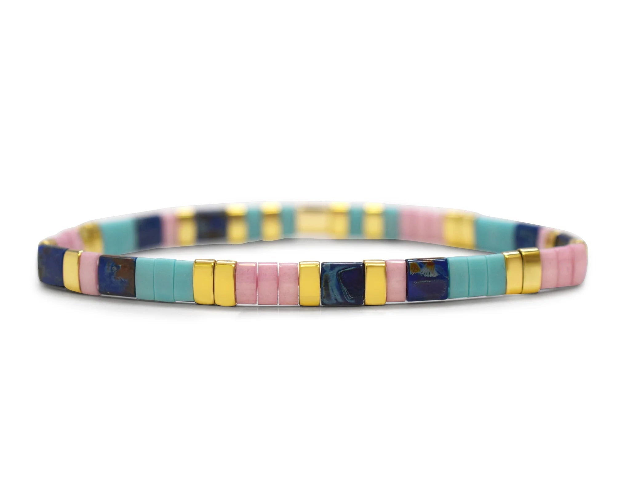 Skylar Paige SISTER Morse Code Tila Beaded Bracelet