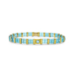 Skylar Paige So Colorful! Aquamarine Birthstone Bracelet - Juli's Wearable Art