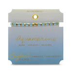 Skylar Paige So Colorful! Aquamarine Birthstone Bracelet - Juli's Wearable Art