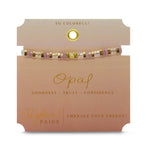 Skylar Paige So Colorful! Opal Birthstone Bracelet - Juli's Wearable Art