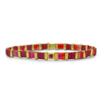 Skylar Paige So Colorful! Ruby Birthstone Bracelet - Juli's Wearable Art