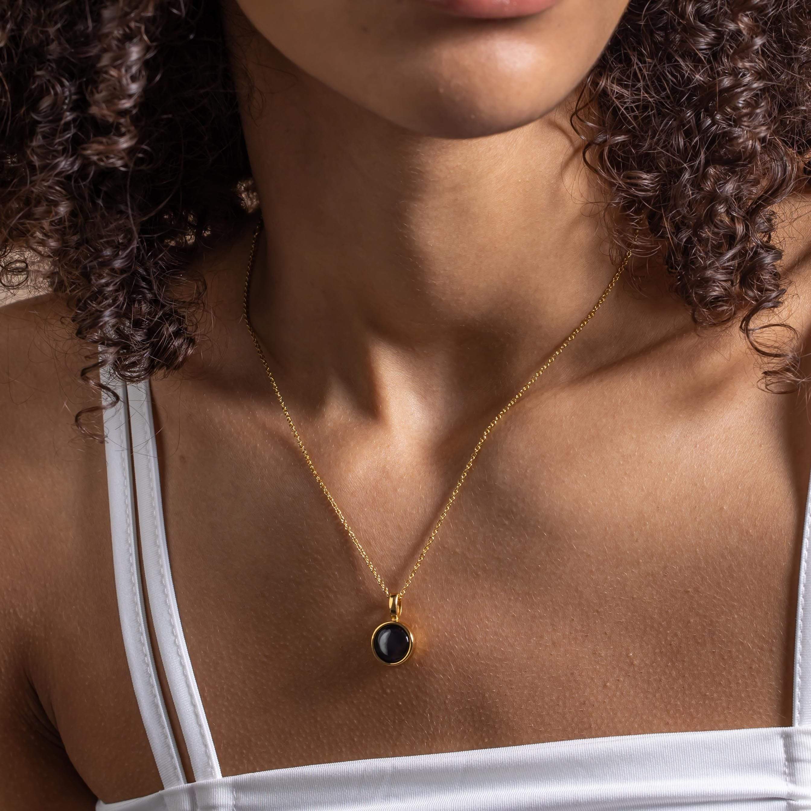 Moonglow Sky Light Gold Necklaces