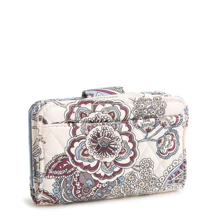 Small Turnlock Wallet in Premium Cotton | Neutral Rhapsody - Juli's Wearable Art