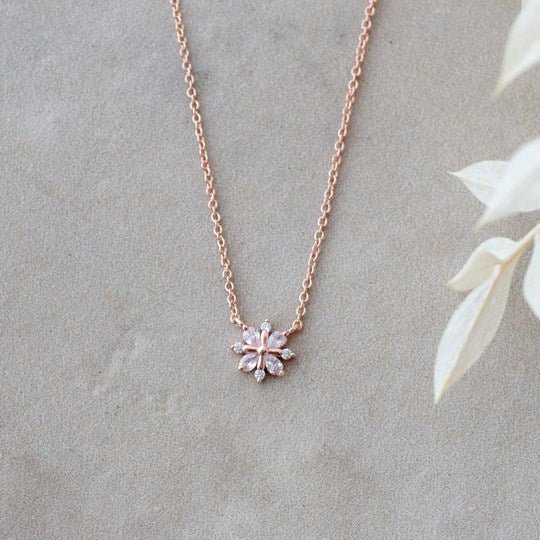 Snow Crystal Necklace - Juli's Wearable Art