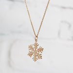 Snowflake Pendant Necklace - Juli's Wearable Art