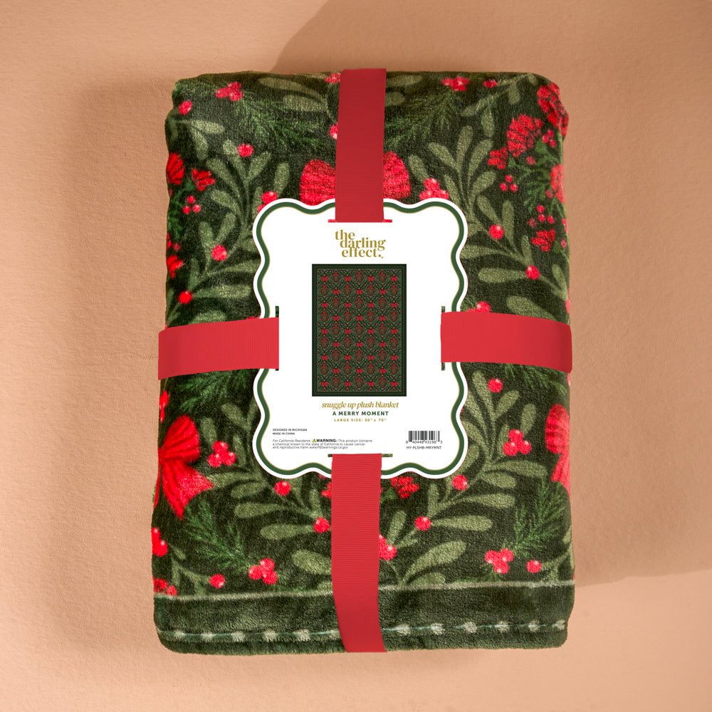 Snuggle Up Plush Blanket | A Merry Moment - Juli's Wearable Art