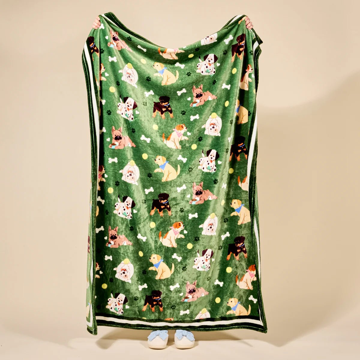 Snuggle Up Plush Blanket | Dog Days - Juli's Wearable Art