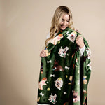 Snuggle Up Plush Blanket | Dog Days - Juli's Wearable Art