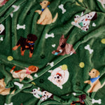 Snuggle Up Plush Blanket | Dog Days - Juli's Wearable Art